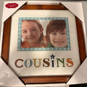 Home Accents  Cousins Wooden Photo Frame